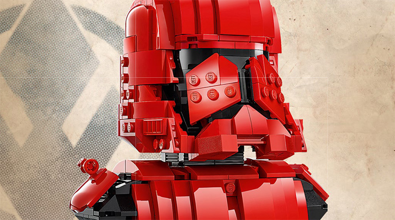 LEGO Star Wars San Diego Comic-Con 77901 Sith Trooper Bust instructions available