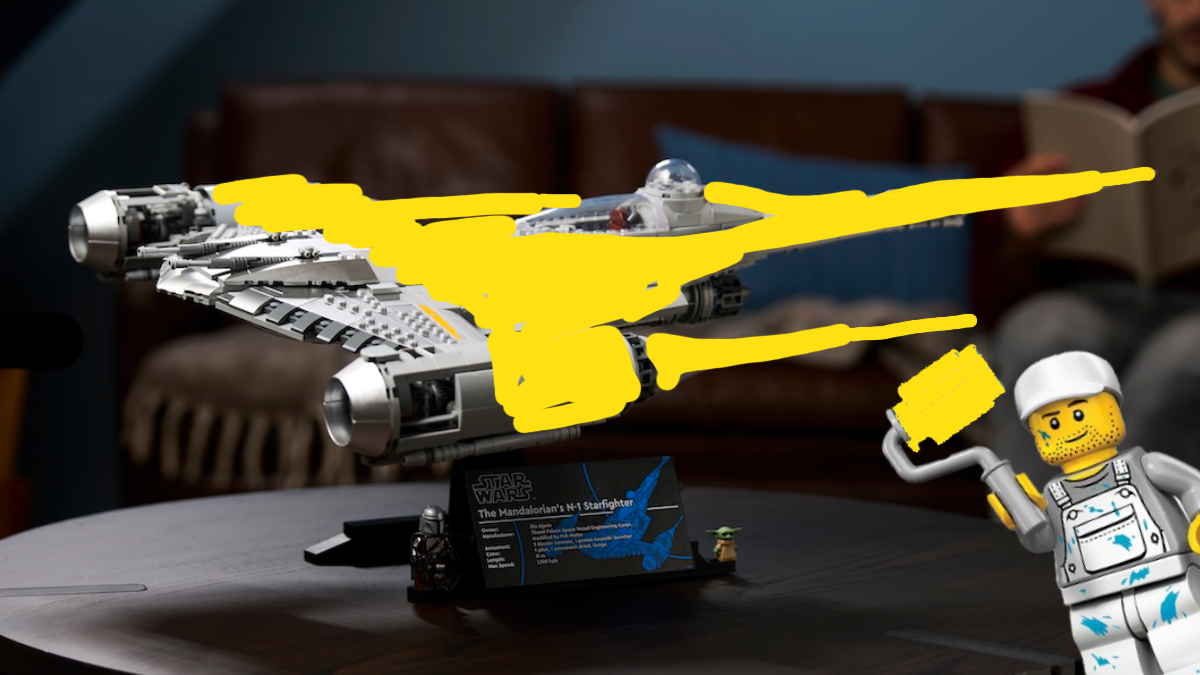 The LEGO Star Wars community really wishes the UCS N-1 was yellow
