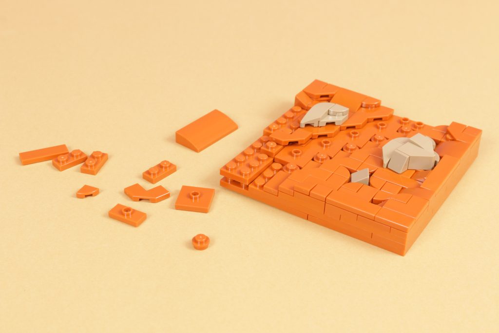 How to LEGO – Building space terrain part I step by step 22 1024x683