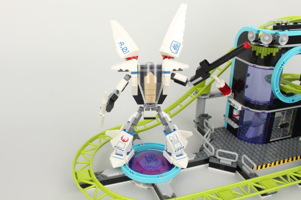lego city 60421 Robot World Roller Coaster Park review 36 1024x683