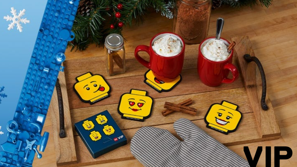 There’s only one day left to grab the LEGO VIP Minifigure Coasters