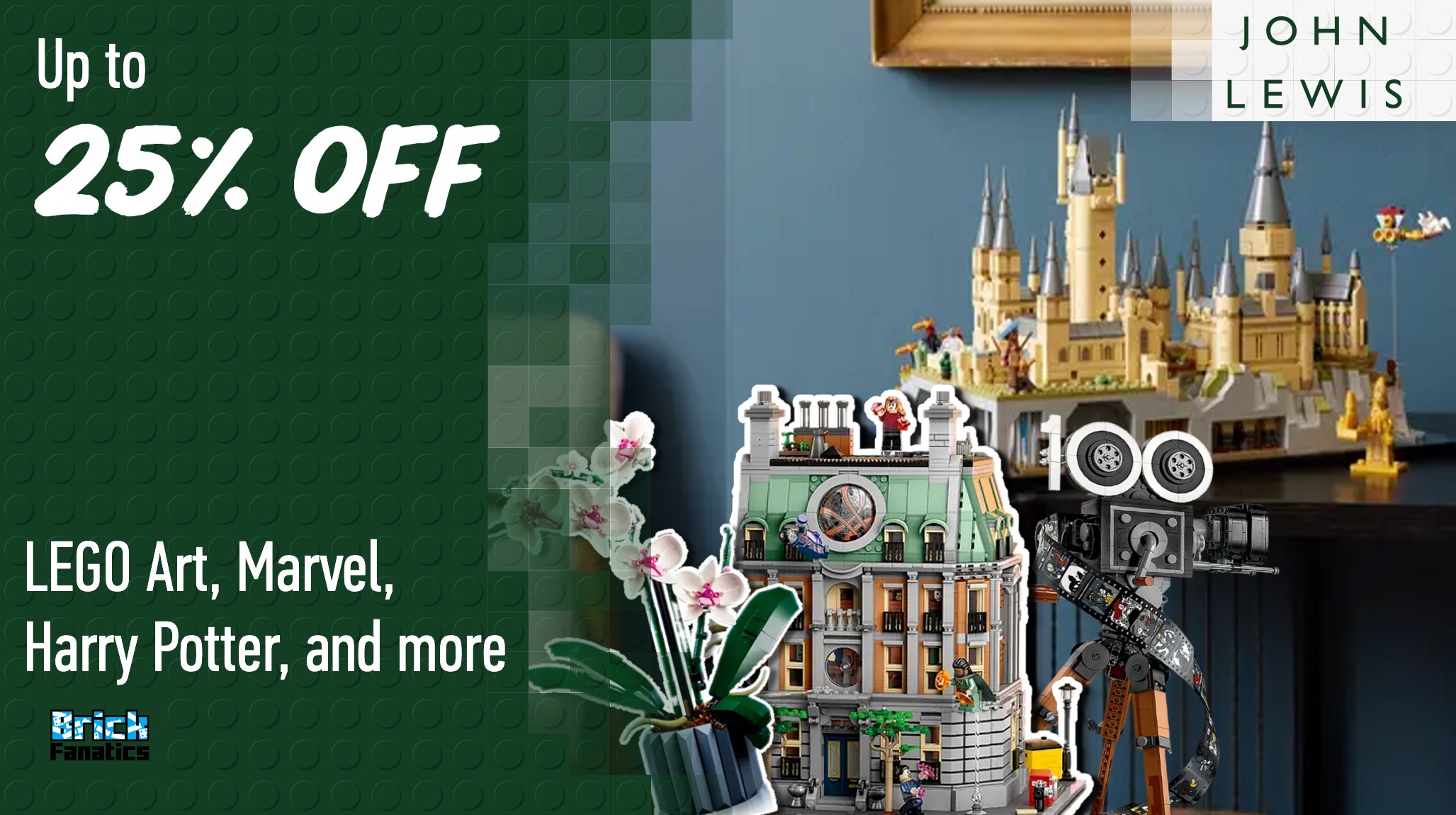 LEGO Art, Harry Potter, Marvel, and more now discounted at John Lewis