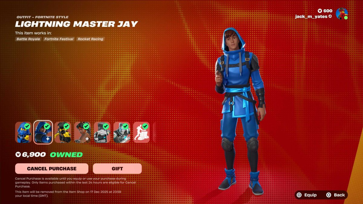 LEGO Fortnite NINJAGO Master Jay 1200x675